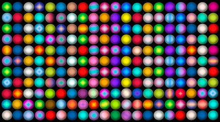 billes de couleur, art abstrait, clip art, illustration, PNG fond transparent