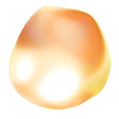 abstract organic shape pearl iridescent color high quality closed up