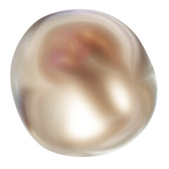 abstract organic shape pearl iridescent color high quality closed up