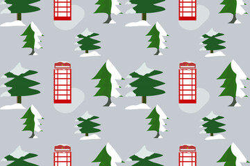 christmas trees set