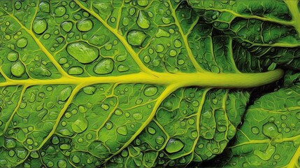 green leaf background