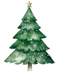 green christmas tree