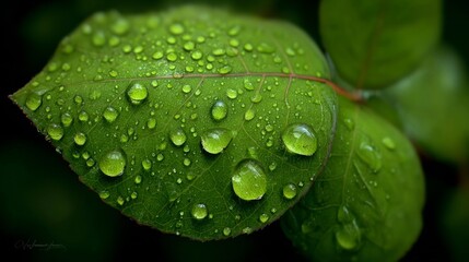 dew on leaf