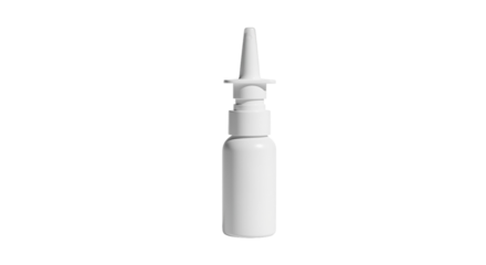Instant relief from allergies imagine a clear breath with this white nasal spray for sinus congestion with a clean black