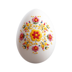 Decorative Easter Egg with Colorful Floral Pattern and Intricate Handcrafted Design for Festive Celebrations
