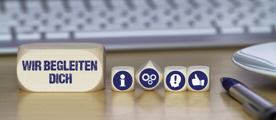 Wir begleiten dich	
