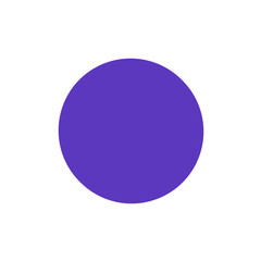 Vibrant Purple Circle A Simple, Bold Graphic Element for Design and Visuals