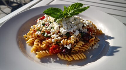 pasta with tomato and cheese