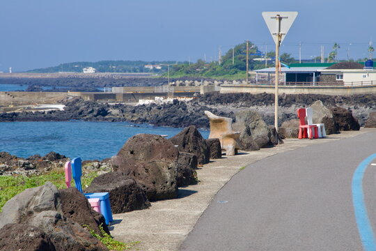 Seaside Chairs on Lava Walk