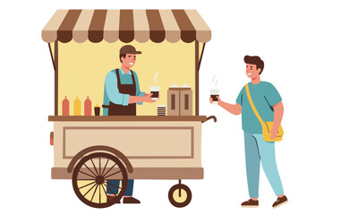 Street Coffee Vendor