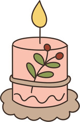 Winter Cozy Bookish Clipart