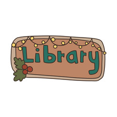 Winter Cozy Bookish Clipart