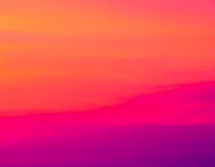 Fototapeta premium Vibrant Sky Gradient: A Captivating Display of Orange, Pink, and Purple Hues