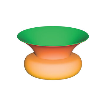 Sacred Chalice &ndash; 3D Toroid-Paraboloid Geometry with Gradient Surface and Spiritual Elevation