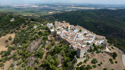 Antiguo castillo de Castellar de la Frontera en la provincia de Cádiz, España