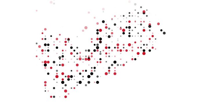 Circles beyond borders reveal Yemen country silhouette
