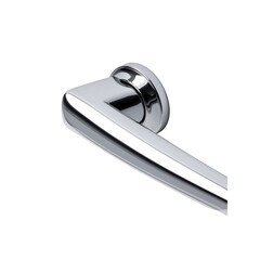 Sleek Modern Chrome Door Handle Detail Close-up
