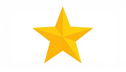 Bright yellow star graphic