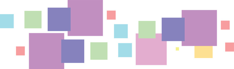 Abstract Colorful Boxes | Bright Square Shapes Background Illustration