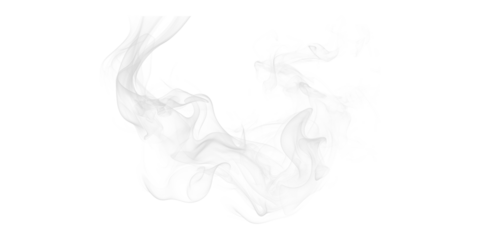 Ethereal white smoke dancing gracefully against the abyss evoking mystery and wonder in its fluid motion in a simple