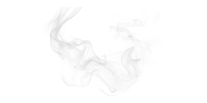 Ethereal white smoke dancing gracefully against the abyss evoking mystery and wonder in its fluid motion in a simple