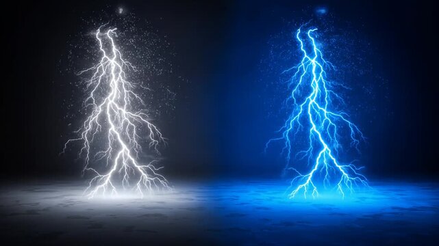 Lightning strike visual effects