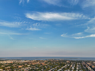 City view from building top