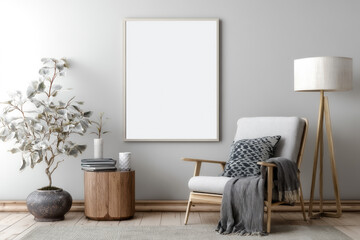 Poster Frame Blank Mockup