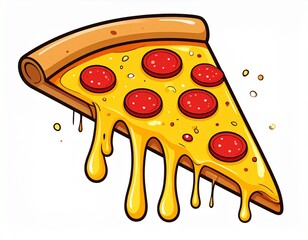 Delicious Melted Pepperoni Pizza