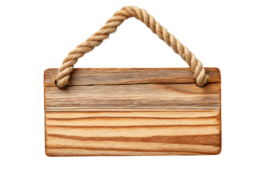 Rustic wooden sign with thick rope hanger invites personalized messages and rustic decor ideas for any project