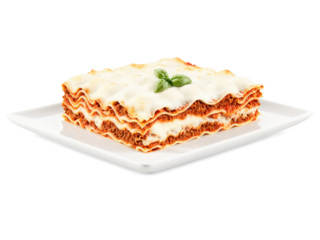 Lasagna Layers of pasta, ricotta cheese, ground beef, marinara sauce, and melted mozzarella, baked to golden perfection.