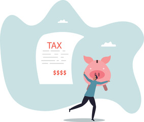 Tax burden or debt to pay for income tax, financial charge and duty to pay for government, accounting or bills,about a man and his life.