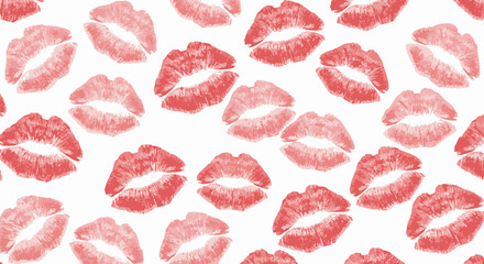 Lipstick Kisses Pattern
