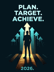 Fototapeta premium Strategic Vision for Achieving Business Goals