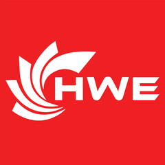 HWE letter design. HWE letter technology logo design. HWE Monogram logo design for an entrepreneur and business