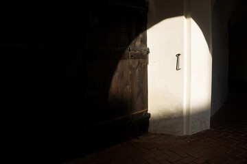 Play of light in the interior of the Church of St. John of Nepomuk at Zelen&aacute; Hora