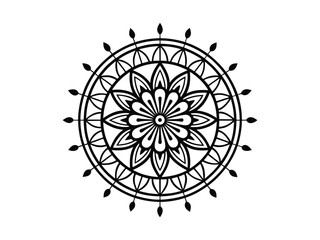 Beautiful colorful mandala Design Background