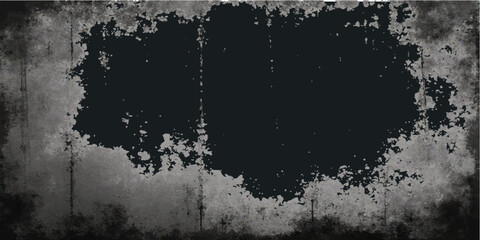 Blue and cold vintage paint splash on a textured grunge water background