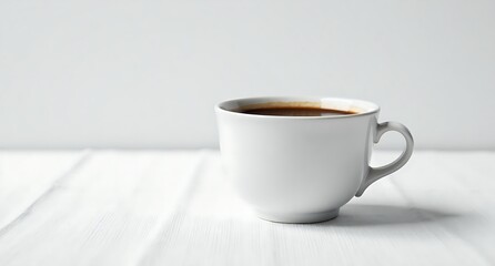 Obraz premium white cup of coffee