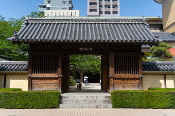 Tochoji Temple（東長寺）山門 福岡博多 空海 弘法大師の寺