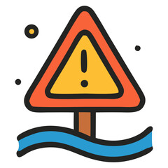  risk management Icon, Filled Line style icon vector illustration, Suitable for website, mobile app, print, presentation, infographic and any other project.