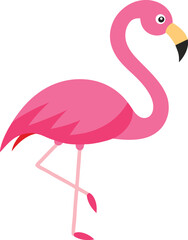 Pink flamingo vector art