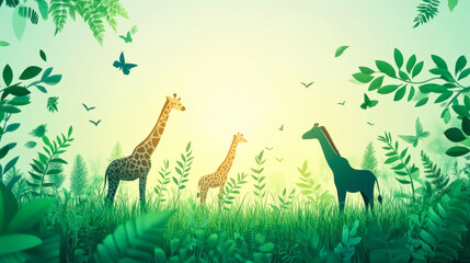 Forest Animal Wallpaper, Tropical Forest
