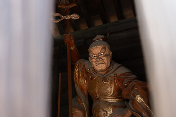 Tochoji Temple（東長寺）仁王像 金剛力士像 阿形 福岡博多 空海 弘法大師の寺