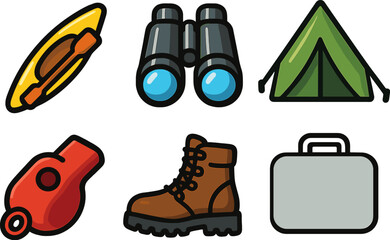 Essential outdoor gear for camping and adventure activities during summer trips in nature