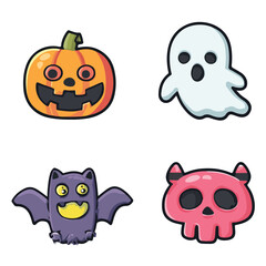 set of halloween icons