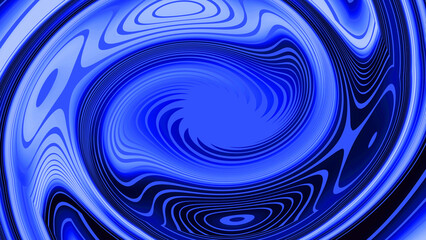 Abstract blue color gradient background. Swirl textured backdrop. Luxury template. Premium banner. space. Tech card. Cover design. Layout. Spiral vortex. Bright hue trippy pattern. Water texture. Sea