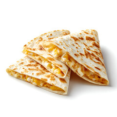 Fototapeta premium Traditional Mexican Quesadilla With Cheese And Meat