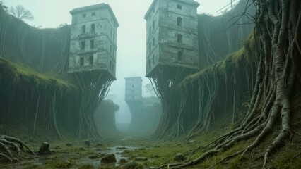 Artistic display of ecological architecture