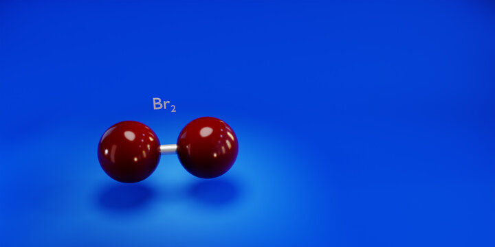 Molecule. Chemicals, micro and macronutrients. Periodic table of Mendeleev. 3d render.